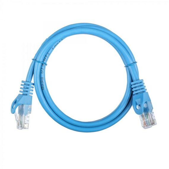 Патч-корд ACD ACD-LPU5E-10L Cat5e, UTP, 24AWG, 4Pair, 7/0.18мм CCA, синий, 1.0м фотографии