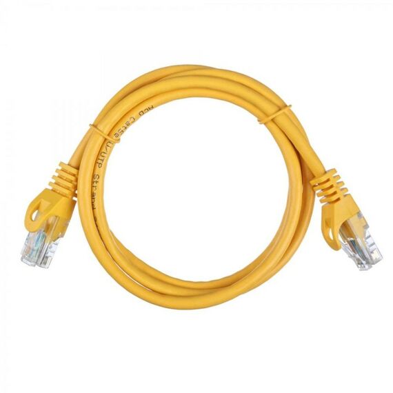 Патч-корд ACD ACD-LPU5E-10Y Cat5e, UTP, 24AWG, 4Pair, 7/0.18мм CCA, желтый, 1.0м фотографии