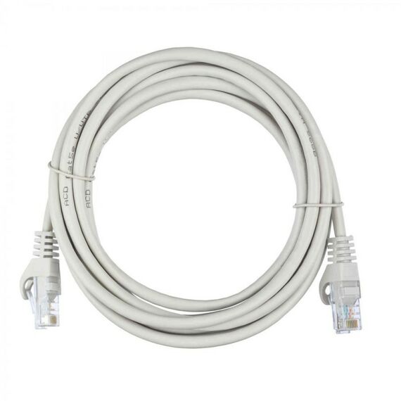 Патч-корд ACD ACD-LPU5E-30A Cat5e UTP 24AWG 4Pair, 7/0.18мм CCA Серый, 3.0м фотографии