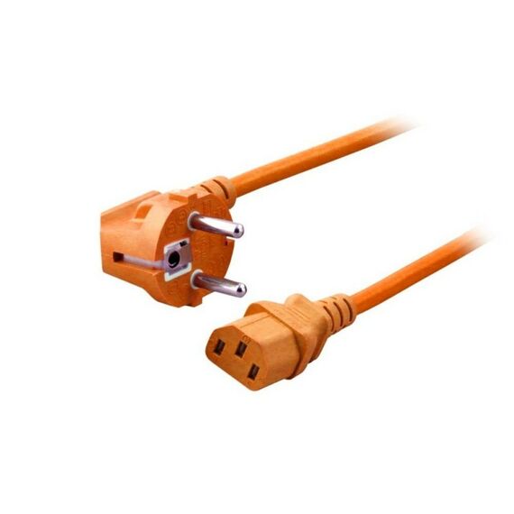 Шнур (кабель питания) ACD SUPER HEAVY DUTY 3*2,5 S22C13 Schuko - C13, 10А, оранжевый, 2.0 м [ZJE-001] фотографии