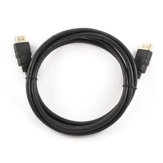 Кабель HDMI Cablexpert CC-HDMI4-6 1.8м, v1.4, 19M/19M, черный, позол.разъемы, экран, пакет {100} фотографии