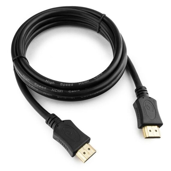 Кабель HDMI Cablexpert CC-HDMI4L-6 1.8м, v2.0, 19M/19M, серия Light, черный, позол.разъемы, экран, пакет, (792281) (082761) фотографии