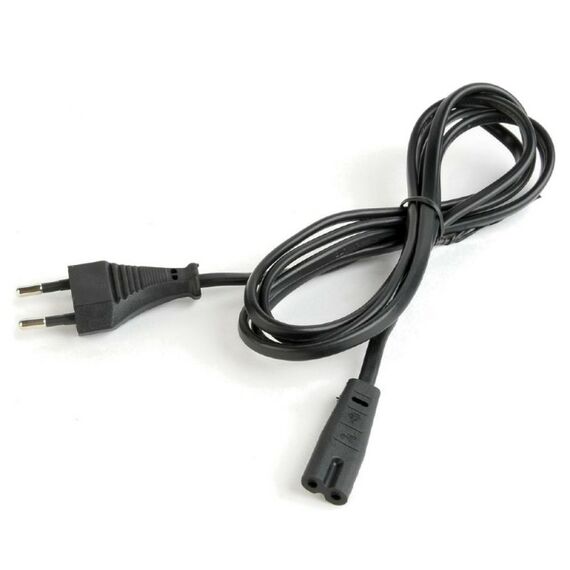 Кабель питания для аудио/видео техники Cablexpert PC-184-VDE-1.8M 1,8м, CEE 7/16 - C7, VDE, 2-pin, 2х0,75, черный, пакет фотографии