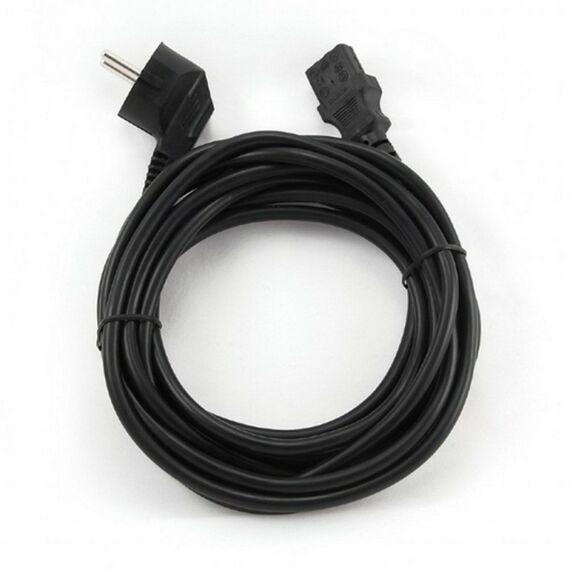 Кабель питания Cablexpert PC-186-1-3M 3м, Schuko- C13, Сечение провода 3x1кв.мм, черный, с заземлением, пакет фотографии
