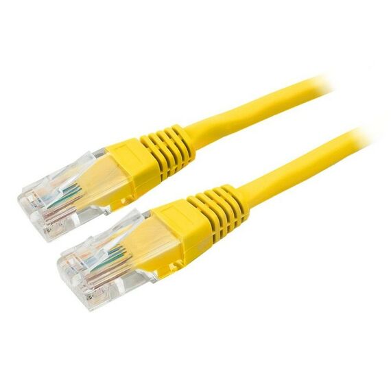 Патч-корд Cablexpert PP10-0.25M/Y медный, UTP, кат.5e, 0.25 м, литой, многожильный, желтый фотографии