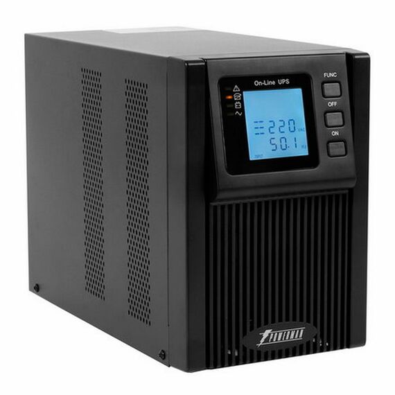 Источник бесперебойного питания PowerMAN Online 2000 Plus UPS 2000VA ONL2K Plus>LCD, ComPort, USB, защита телефонной  линии/RJ45, без АКБ фотографии