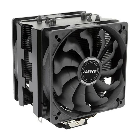 Вентилятор ALSEYE S120D-B Universal TDP 135W, 2x120FAN, 4 heat pipe, PWM, RTL [AS.01.07.0019] фотографии