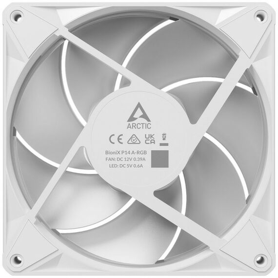 Вентилятор корпусной Arctic Cooling BioniX P14 A-RGB (White) retail [ACFAN00340A] фотографии
