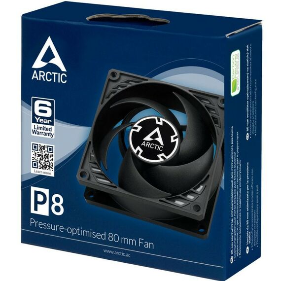 Вентилятор корпусной Arctic Cooling P8 (Black/Black) retail [ACFAN00147A] фотографии