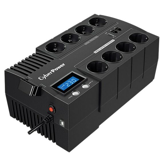 Источник бесперебойного питания CyberPower BR700E Line-Interactive, 700VA/420W, 8 (4+4) Schuko розеток, USB фотографии