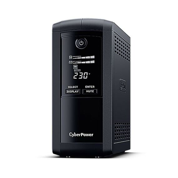 Источник бесперебойного питания CyberPower VP1000EILCD Line-Interactive, 1000VA/550W, USB/RS-232/RJ11/45, 6 IEC С13 фотографии