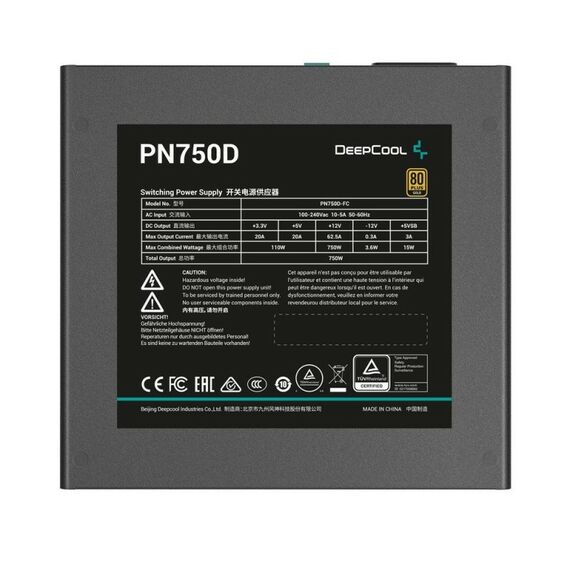Блок питания Deepcool PN750D [R-PN750D-FC0B-EU-V2] фотографии
