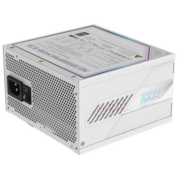 Блок питания ПК GigaByte AE1000PM PG5 ICE 1000W, 80Plus, Platinum, полностью модульный, PCIe Gen 5.1, ATX 3.0 compatible, 28200-AE85W-1EUR [GP-AE1000PM PG5 ICE] фотографии