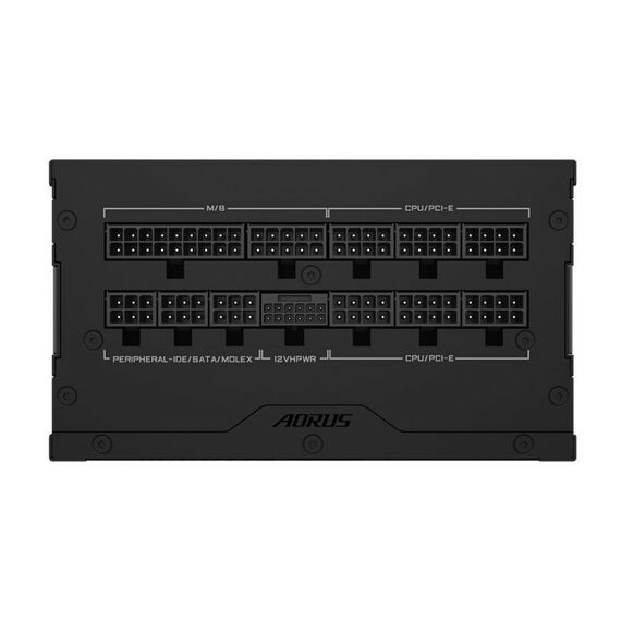 Блок питания ПК GigaByte AE1000PM PG5 1000W, 80Plus, Platinum, полностью модульный, PCIe Gen 5.1, ATX 3.0 compatible [GP-AE1000PM PG5] фотографии