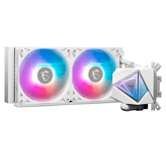 Жидкостная система охлаждения MSI MAG CORELIQUID I240 2x ARGB Gen2 Fan, ARGB Gen2 Block, Color Box [306-7ZW7E21-C24] фотографии