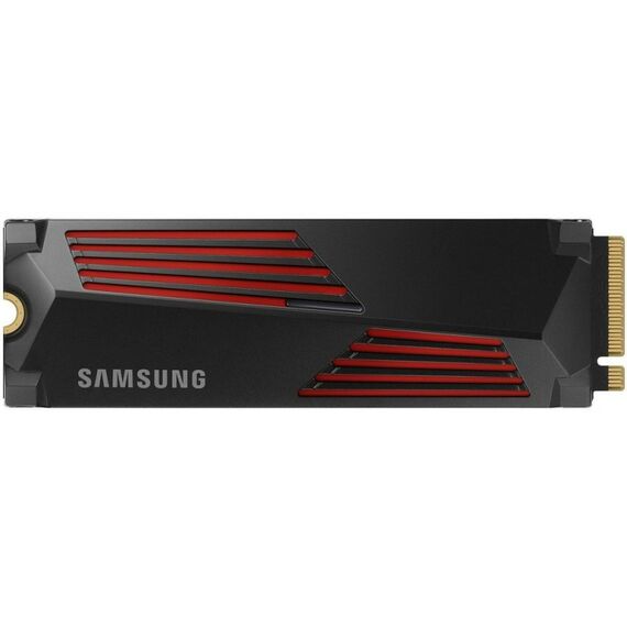 Твердотельный накопитель SSD Samsung 990 PRO with Heatsink MZ-V9P4T0GW 4TB M.2 2280, PCIe Gen4x4 with NVMe, 7450/6900, IOPS 1600/1550K, MTBF 1.5M, Samsung V-NAND TLC, 4GB LPDDR4MB, 2400TBW, RTL [MZ-V9P4T0GW] фотографии