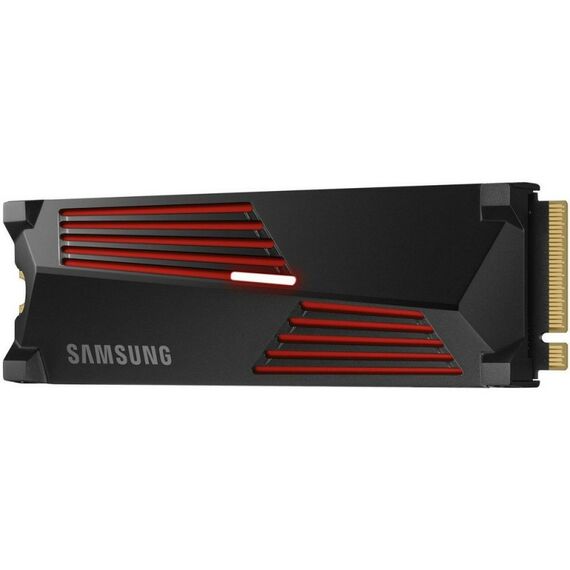 Твердотельный накопитель SSD Samsung 990 PRO with Heatsink MZ-V9P4T0GW 4TB M.2 2280, PCIe Gen4x4 with NVMe, 7450/6900, IOPS 1600/1550K, MTBF 1.5M, Samsung V-NAND TLC, 4GB LPDDR4MB, 2400TBW, RTL [MZ-V9P4T0GW] фотографии
