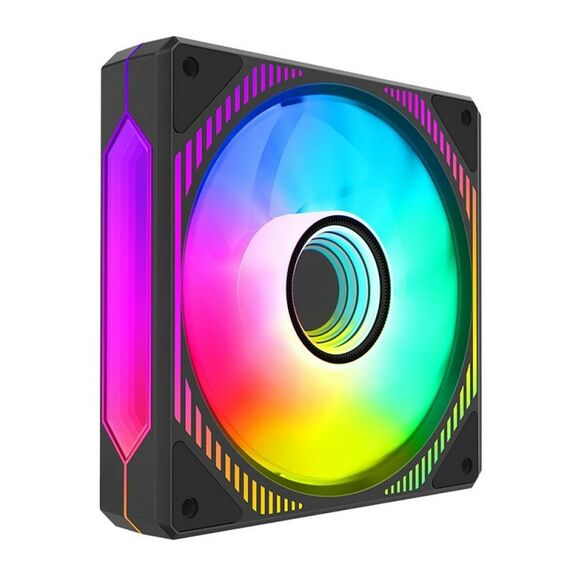Вентилятор в корпус ALSEYE Cooling Fan 120x120x25mm DC 12V, 800-2000R.P.M.±10%, 61.5CFM±10%, 2.1mm H2O±10%, Hydraulic, ARGB [AS.04.06.0126] фотографии