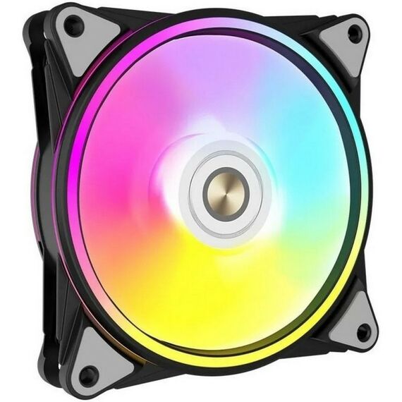 Вентилятор в корпус ALSEYE HALO PRO B-P (rubber screw) 120mm, hydraulic, 800~1800rpm, max 51.87CFM, max 26dBA, ARGB. PWM, Black, RTL [AS.04.02.0084] фотографии