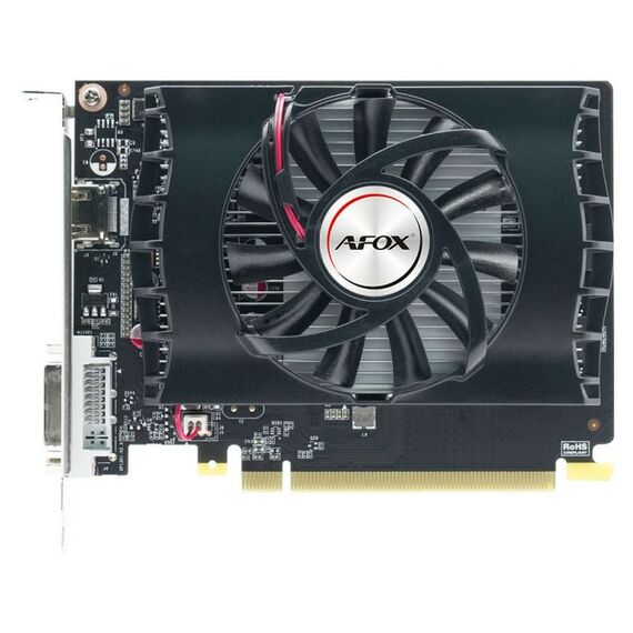 Видеокарта Afox GT1030 2GB GDDR5, 64bit, DVI, HDMI, 1FAN, RTL [AF1030-2048D5H6] фотографии