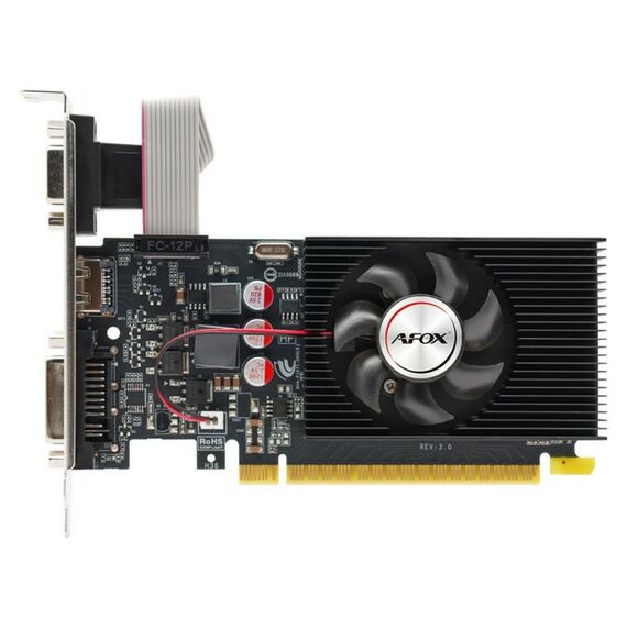 Видеокарта Afox GT240 1GB DDR3, 128bit, VGA, DVI, HDMI, 1FAN, LP, RTL [AF240-1024D3L2-V3] фотографии