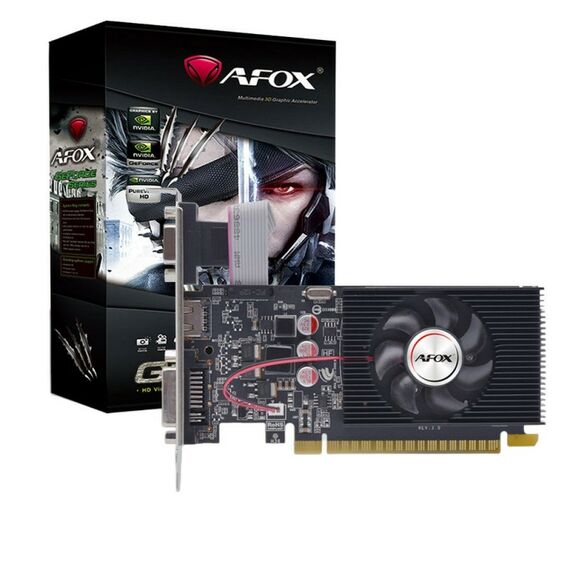 Видеокарта Afox GT420 2GB GDDR3, 128bit, VGA, DVI, HDMI, 1FAN, LP, RTL [AF420-2048D3L2] фотографии