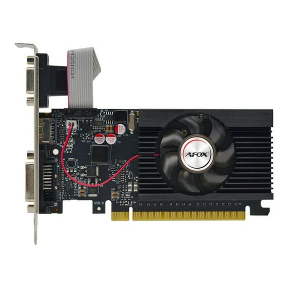 Видеокарта Afox GT710 2GB DDR3, 64BIT, LP, Single Fan, RTL фотографии