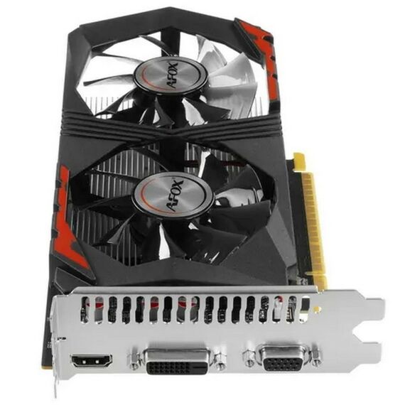 Видеокарта Afox GTX750Ti 4GB GDDR5, 128bit, DVI, HDMI, VGA, DUAL FAN, RTL, (784795) [AF750TI-4096D5H1-V2] фотографии