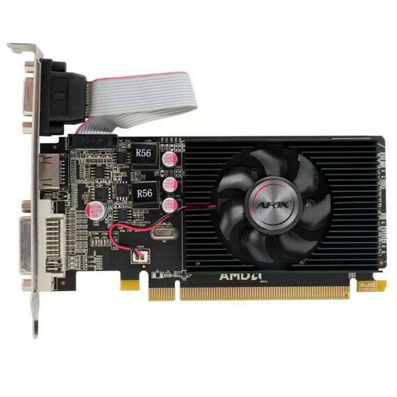 Видеокарта Afox R5 230 1GB DDR3, 64bit, DVI, HDMI, VGA, 1FAN, LP, RTL [AFR5230-1024D3L1] фотографии