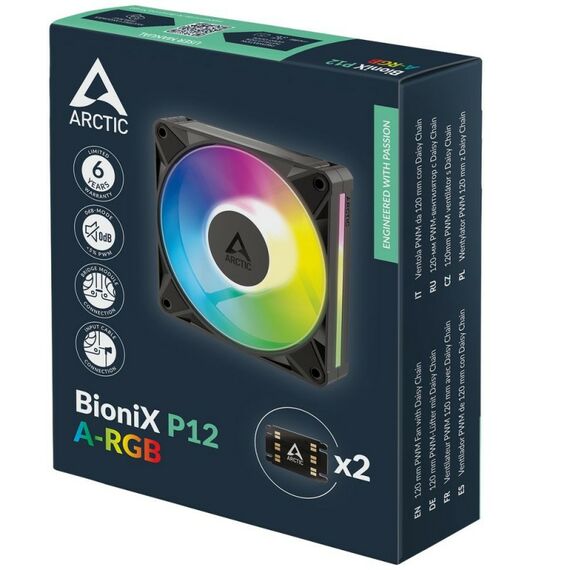 Вентилятор корпусной Arctic Cooling BioniX P12 A-RGB - retail [ACFAN00335A] фотографии
