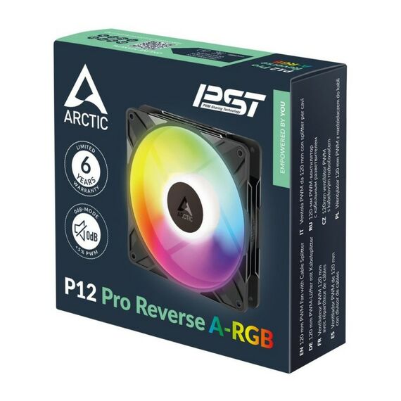 Вентилятор корпусной Arctic Cooling P12 Pro Reverse A-RGB retail [ACFAN00322A] фотографии