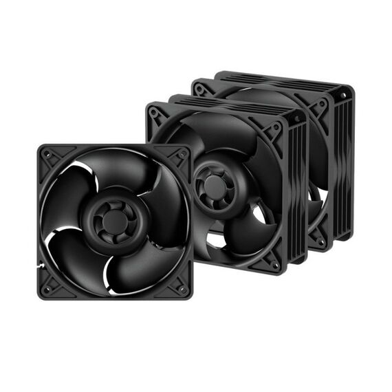 Вентилятор для процессора корпусной Arctic Cooling S12038-4K 3 Pack Dual Ball Bearing with Brass Housing, 106 cfm, 600–4000 rpm [ACFAN00303A] фотографии