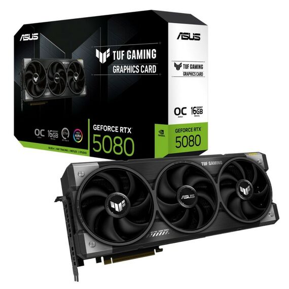 Видеокарта Asus RTX5080 TUF GAMING OC 16GB GDDR7, 256bit, 3xDP, 3xHDMI, 3FAN, RTL [90YV0M30-M0NA00] фотографии