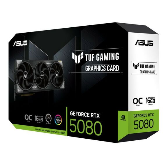 Видеокарта Asus RTX5080 TUF GAMING OC 16GB GDDR7, 256bit, 3xDP, 3xHDMI, 3FAN, RTL [90YV0M30-M0NA00] фотографии