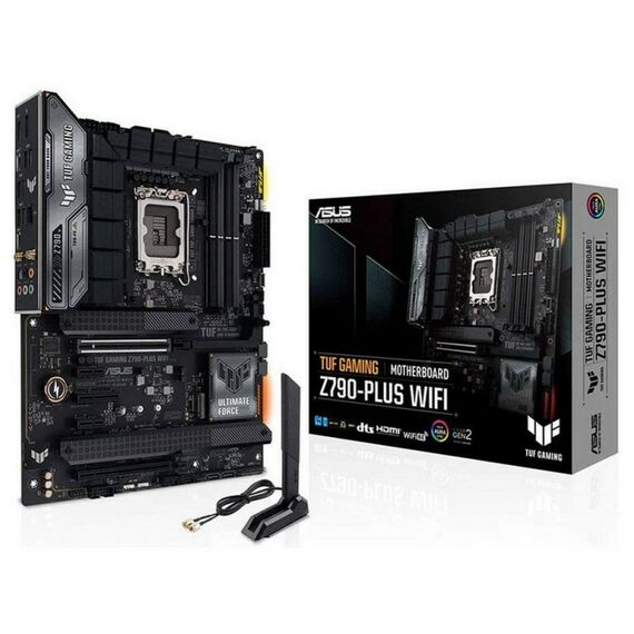 Материнская плата Asus TUF GAMING Z790-PLUS WIFI LGA1700, ATX, 4xDDR5, 2xPCIEx16, PCIEx4, 2xPCIEx1, 4xM.2, 2xUSB-C, DP, HDMI, 2.5GLAN, Wi-Fi 6Е [90MB1D80-M1EAY0] фотографии