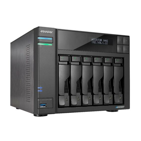 Платформа СХД Asustor AS6706T 6 Bay (Max.14), 4xM.2, 2x2.5GLAN, 8GB (Max.16GB), DDR4, 2xUSB, HDMI [90IX01N1-BW3S60] фотографии