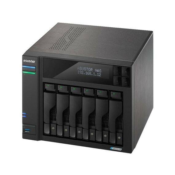 Платформа СХД Asustor AS6706T 6 Bay (Max.14), 4xM.2, 2x2.5GLAN, 8GB (Max.16GB), DDR4, 2xUSB, HDMI [90IX01N1-BW3S60] фотографии