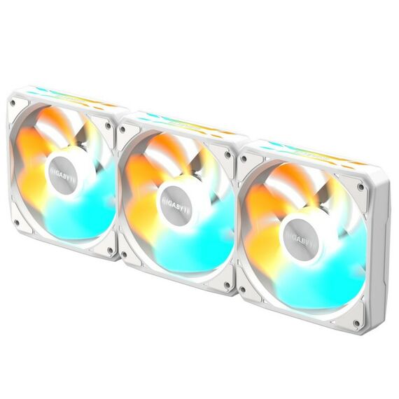 Вентилятор в корпус GigaByte GBT EZRVSFAN1203 ICE 3X120mm ARGB FANs set, PWM, 3 Pin [GP-GBT EZRVSFAN1203 ICE] фотографии