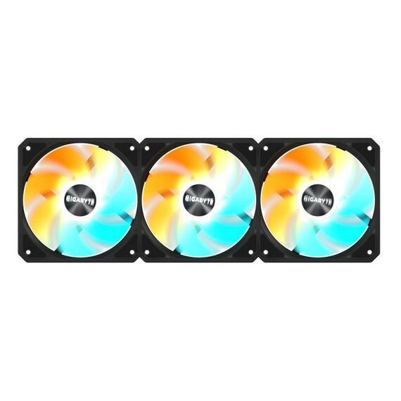 Вентилятор в корпус GigaByte GBT EZRVSFAN1203 3X120mm ARGB FANs set, PWM, 3 Pin [GP-GBT EZRVSFAN1203] фотографии