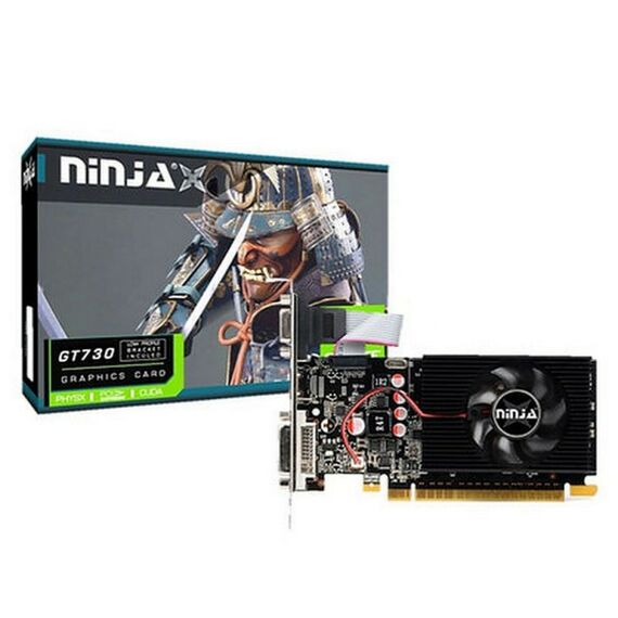 Видеокарта Ninja GT730 1GB (Sinotex), DDR3, 128bit, VGA, DVI, HDMI, 1FAN, LP, RTL фотографии