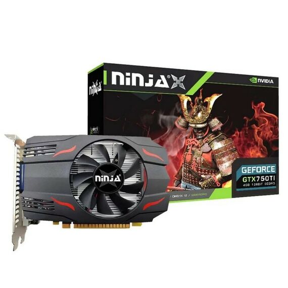 Видеокарта Ninja GTX750Ti 4GB (Sinotex), GDDR5, 128bit, VGA, DVI, HDMI, 1FAN, RTL [NF75TI045F] фотографии