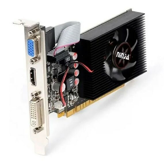 Видеокарта Ninja Ninja R5 230 (120SP) 1GB GDDR3, 64bit, VGA, DVI, HDMI, RTL [AKR523013F] фотографии