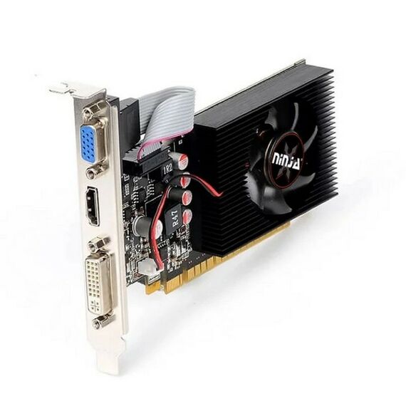 Видеокарта Ninja R5 230 2GB DDR3, 64bit, VGA, DVI, HDMI, 1FAN, LP, RTL [AFR523023F] фотографии
