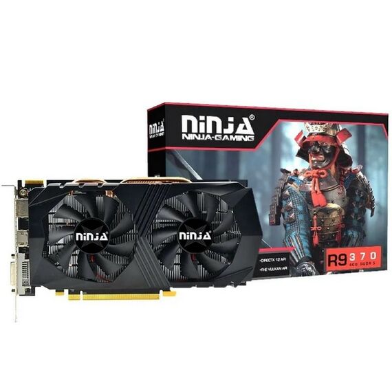 Видеокарта Ninja R9 370 4GB GDDR5, 256bit, DP, DVI, HDMI, 2FAN, RTL [AFR937045F] фотографии