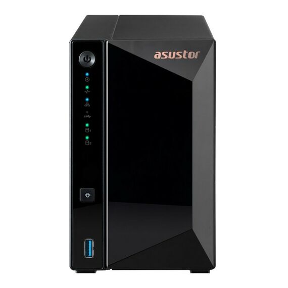 Платформа СХД Asustor AS3302T v2 2 Bay (Max.14), 2.5GLAN, 2GB, DDR4, 3xUSB [90IX01I1-BW3S00] фотографии