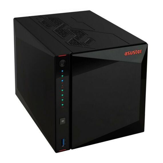 Платформа СХД Asustor AS5404T 4 Bay (Max.16), 4xM.2, 2x2.5GLAN, 4GB (Max.16GB), DDR4, 3xUSB, HDMI [90IX01R1-BW3S40] фотографии
