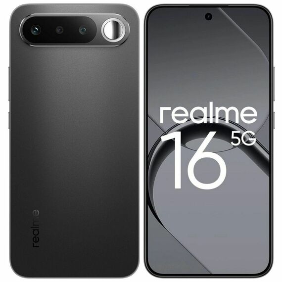 Смартфон Realme RMX5171 16 5G 256Gb 8Gb темно-серый моноблок 3G 4G 6.74" 720x1600 Android 16 32Mpix 802.11 a/b/g/n/ac NFC GPS GSM900/1800 GSM1900 [6941764488106] фотографии