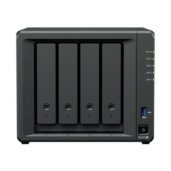 Платформа СХД Synology DS425+ 4 Bay, 2xM.2, 2.5GLAN, 1GLAN, 2GB (Max.10GB), DDR4, 2xUSB фотографии