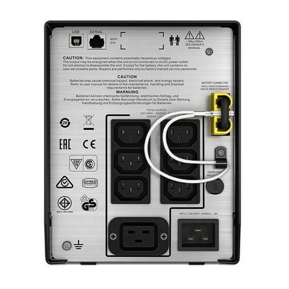 Источники бесперебойного питания: Источник бесперебойного питания APC 2000VA Smart C USB, LCD [SMC2000I] фотографии