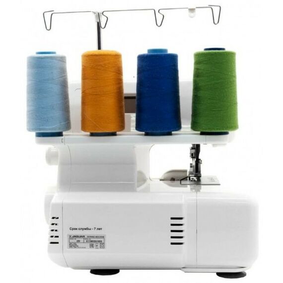 Швейные машинки: Швейная машина Jaguar A-350 3, 4-ниточный шов, ролевой шов, дифференциальная подача, скорость 1300 стежков/мин фотографии